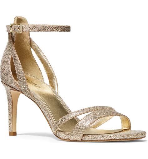 michael kors kimberly ankle-strap sandals|Michael Kors patent sandals.